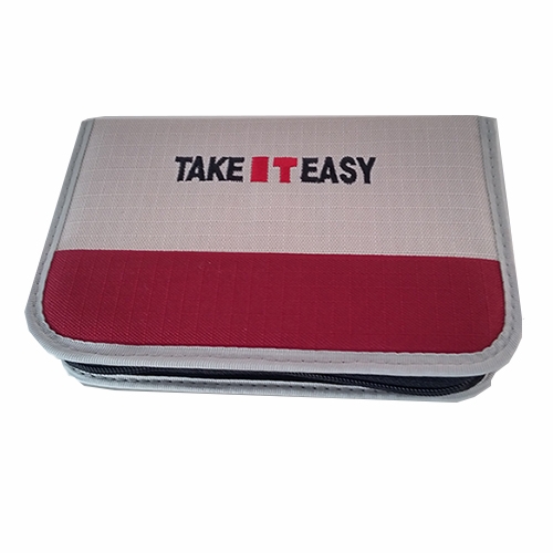 Stiftetasche leer 2 Kl. Rippstop 20 x 13 x 3,5 cm Take It Easy (TEac26970a)