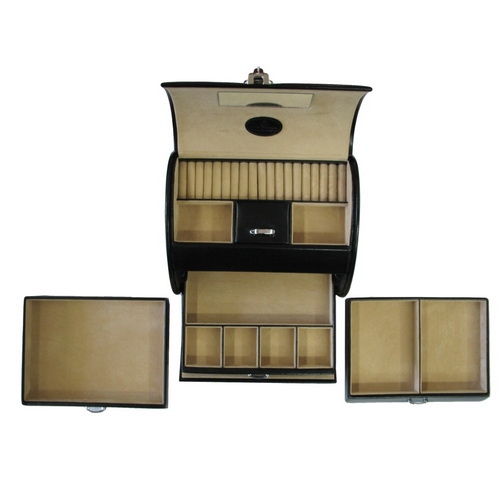 Schmuckkoffer 22,5 x 18 x 18 cm MERINO – Windrose (WIme803655)