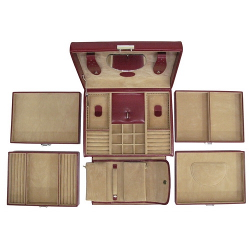 Jewelery box 26 x 22 x 20,5 cm MERINO – Windrose (WIme803696)