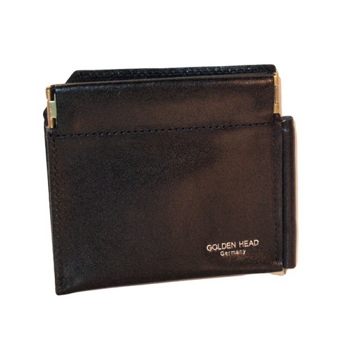Money clip billfold wallet 10 x 8,5 cm RFID PROTECT Colorado Golden Head (GHcc196061)