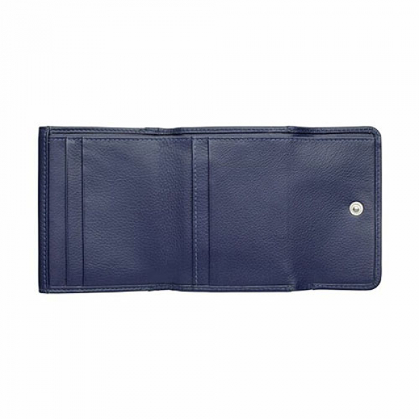 BILLFOLD COIN WALLET WITH FRONT FLAP SNAP CLOSURE 10 x 8,5 cm RFID Madrid Golden Head (GHma117663)