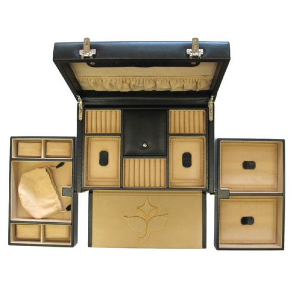 Schmuck-/Uhrenkoffer 31 x 19 x 21,5 cm AMBIANCE – Windrose (WIam803244)