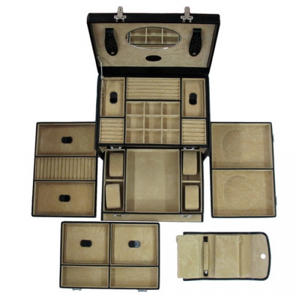 Jewelery box 33 x 23 x 23 cm MERINO – Windrose (WIme803668)